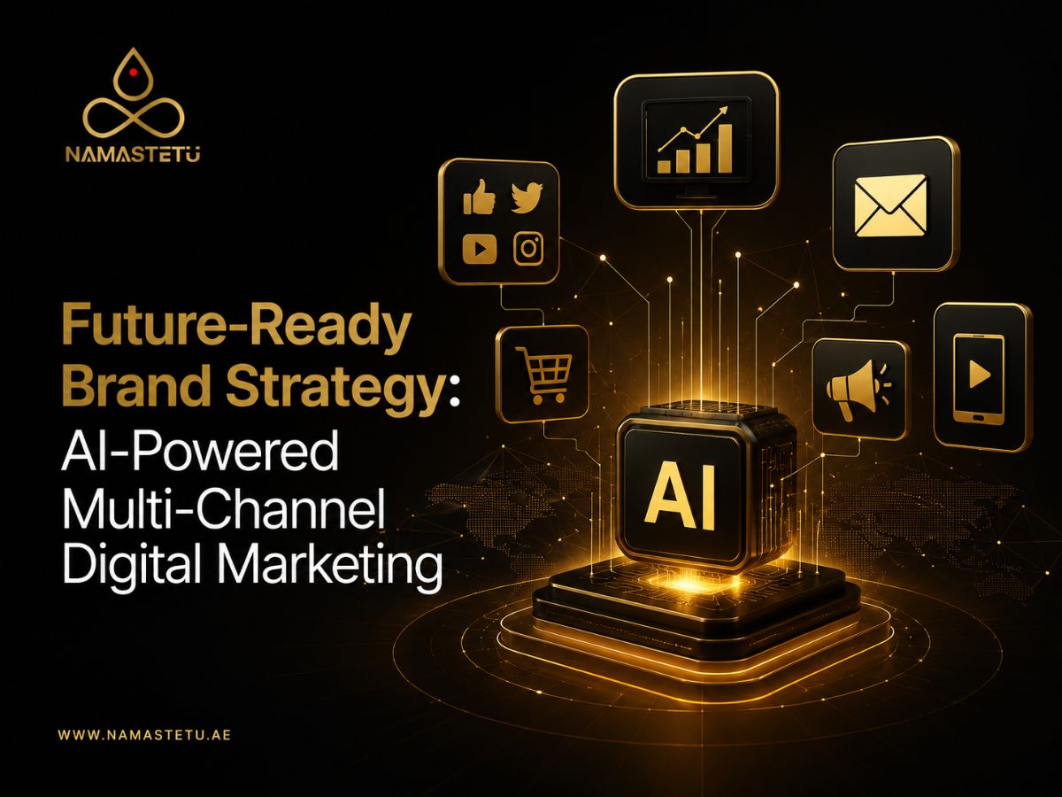 AI-powered multi-channel digital marketing strategy helping brands increase visibility, customer engagement, lead generation, and business growth.