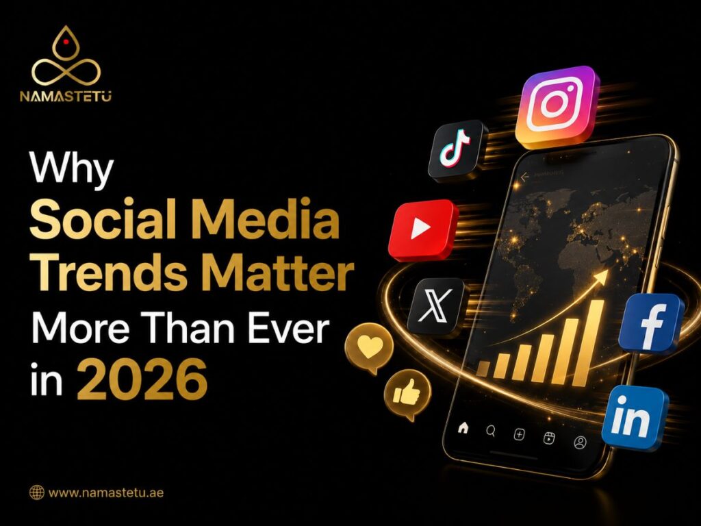 Social media trends in 2026 helping businesses increase audience engagement, brand visibility, customer reach, and digital marketing success.