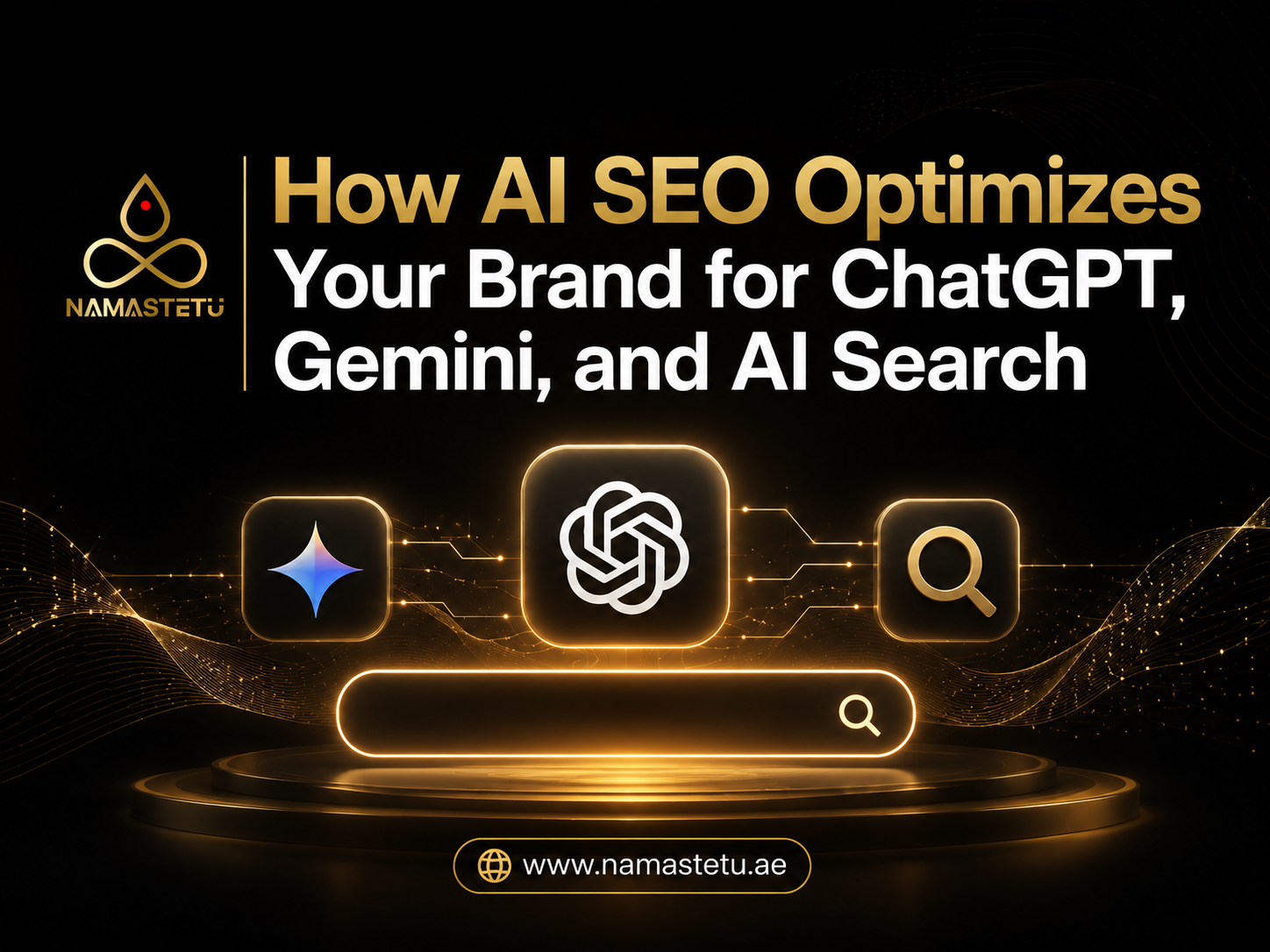 How AI SEO Optimizes Your Brand for ChatGPT, Gemini, and AI Search with AI-driven search visibility, content optimization, and brand authority growth.