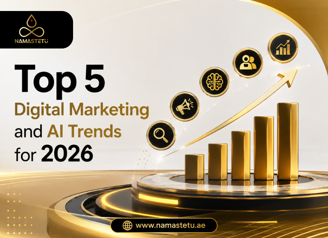 Top five digital marketing and AI trends shaping business growth and online marketing in 2026