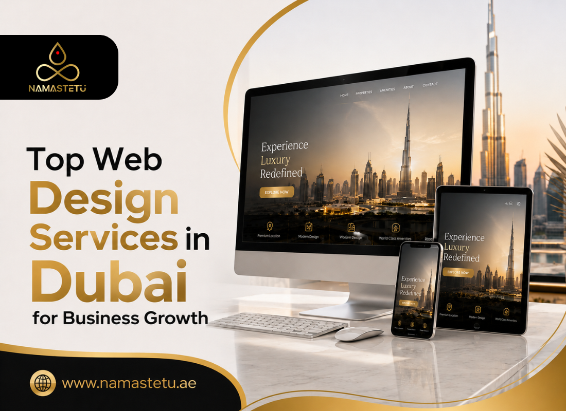 Professional web design services in Dubai for creating responsive, SEO-friendly business websites